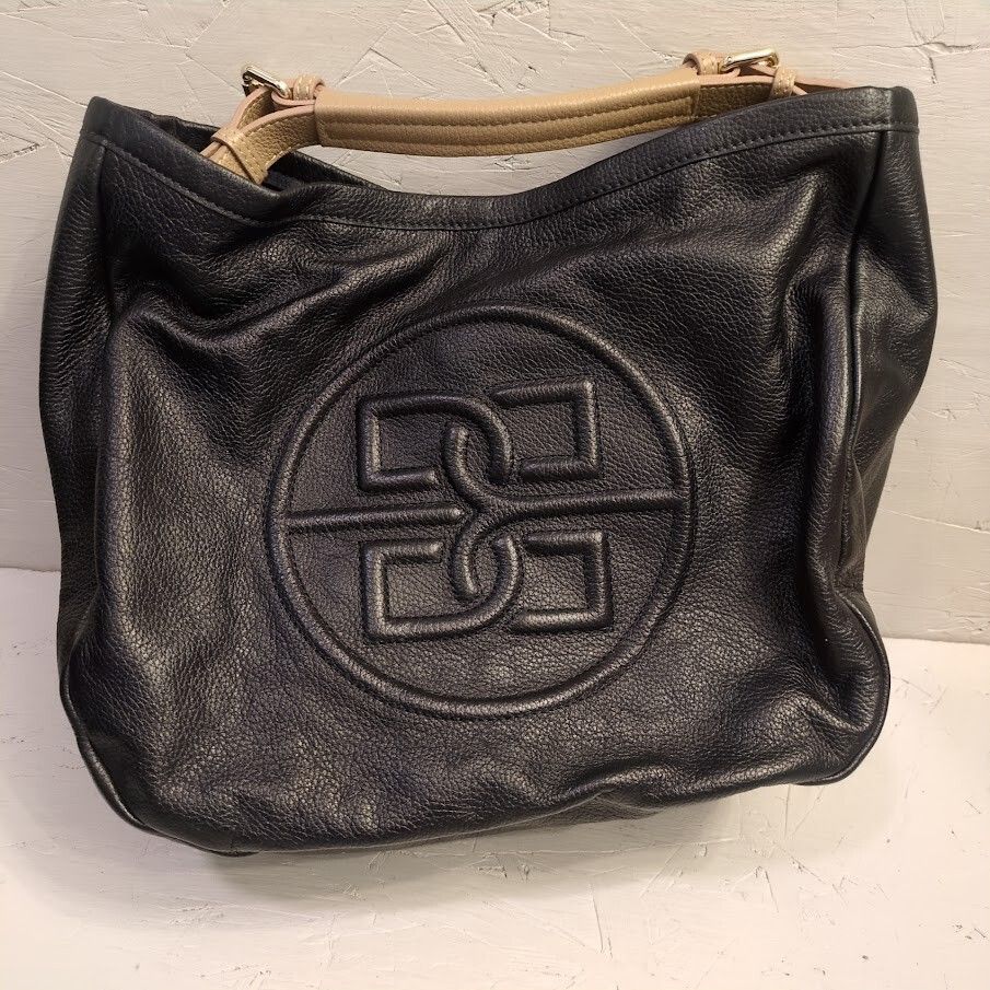 Bolvaint Paris Ren Noir Motif Bag Purse - Retails $2,500 Black Brown Logo
